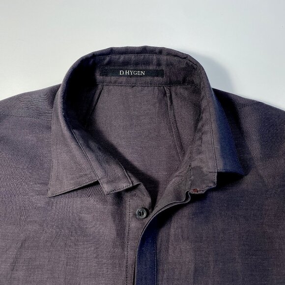 D.Hygen ST102-0621S Linen Rayon Short Sleeve Shirt, Japanese Size 1, Men's SM - Picture 7 of 14